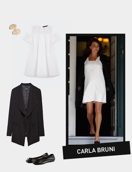 get the look: Carla Bruni