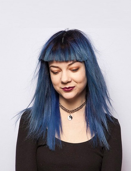 Blue Denim Hair