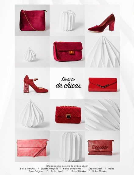 BOLSOS Y ZAPATOS: TODO AL ROJO