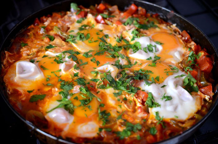 La shakshuka en Ruta de la Plata