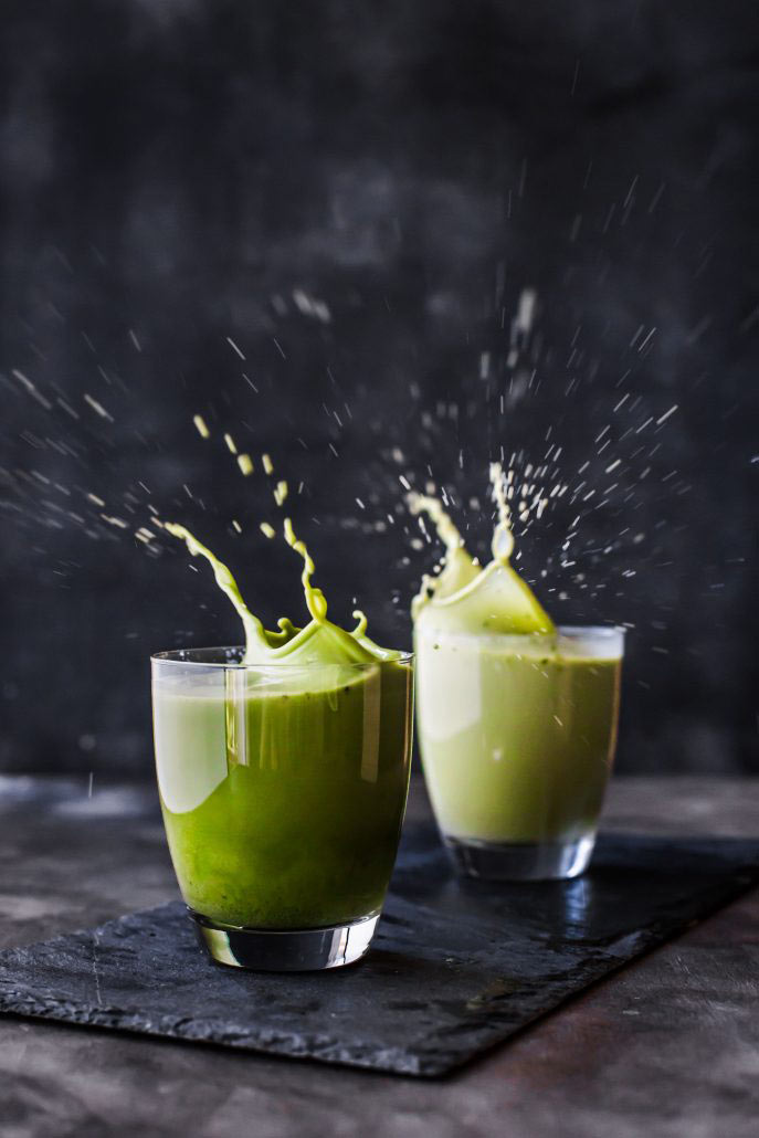 Matcha latte en Ruta de la Plata