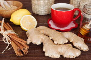 Ginger tea still life