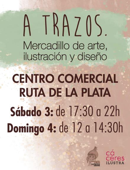 A trazos. Mercadillo de arte, ilustración y diseño